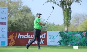 Ahmedabad Open golf: Harendra Gupta emerges halfway leader with day’s best 67