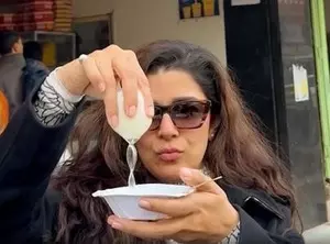 Nimrat Kaur satisfies her sweet tooth with this childhood favorite sweet dish Nimrat Kaur satisfies her sweet tooth with this childhood favorite sweet dish