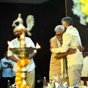 Chandrababu Naidu, co-brother come together after three decades Chandrababu Naidu, co-brother come together after three decades