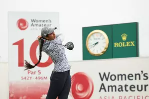 Mannat Brar shoots superb 67, lies in Top-10 at Women’s Asia-Pacific golf