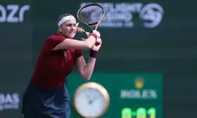 Kvitova stumbles in Indian Wells opener