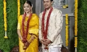 Bengaluru: BJP MP Tejasvi Surya ties knot with carnatic singer Sivasri Skandaprasad