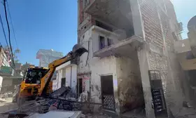 Punjab govt demolishes several illegal properties of drug peddlers