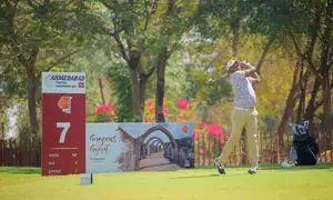 Ahmedabad Open golf: Thangaraja pulls ahead into an imposing five-shot lead in Round 3 Ahmedabad Open golf: Thangaraja pulls ahead into an imposing five-shot lead in Round 3