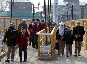 Schools across Kashmir Valley reopen after 3-month-long winter vacation Schools across Kashmir Valley reopen after 3-month-long winter vacation