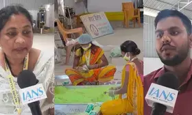 Bihar: Women in Jamui empowered through herbal Gulal production as demand soars ahead of Holi