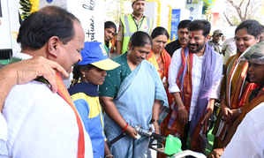 Telangana women SHGs purchasing buses, running petrol bunks