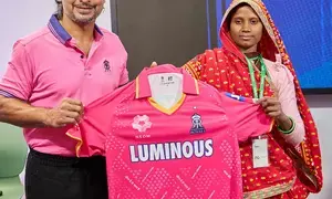 Rajasthan Royals launch Pink Promise jersey on International Womens Day Rajasthan Royals launch Pink Promise jersey on International Womens Day