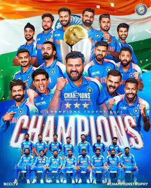 Champions Trophy: BJP credits Rohit Sharma for Team Indias win, takes dig at Congress