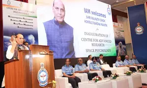 Rajnath Singh calls for increased R&D in aerospace medicine