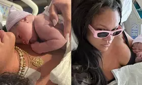Rihanna shares throwback delivery room photos with her 2 kids Rihanna shares throwback delivery room photos with her 2 kids