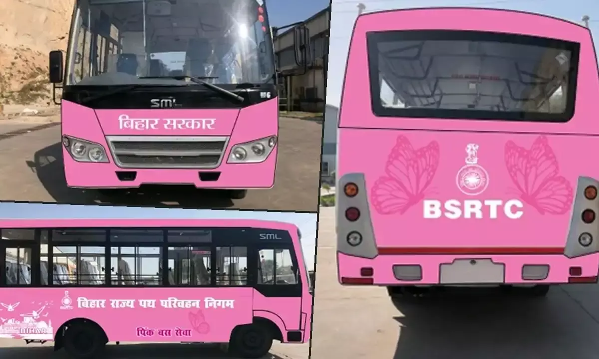 Bihar to Launch Pink Bus Service for Womens Safe Travel