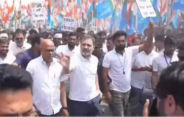 Rahul Gandhi joins Palayan Roko Naukri Do campaign in Begusarai to support Bihar’s youth Rahul Gandhi joins Palayan Roko Naukri Do campaign in Begusarai to support Bihar’s youth