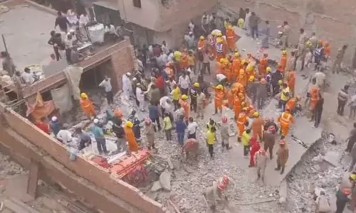 Mustafabad Building Collapse: Four Dead as Four-Story Building Collapses in Delhis New Mustafabad