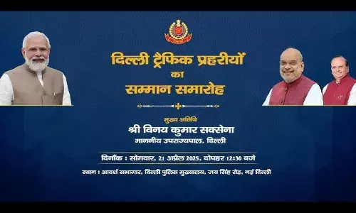 Delhi Traffic Police Honors Traffic Praharis with Felicitation Ceremony