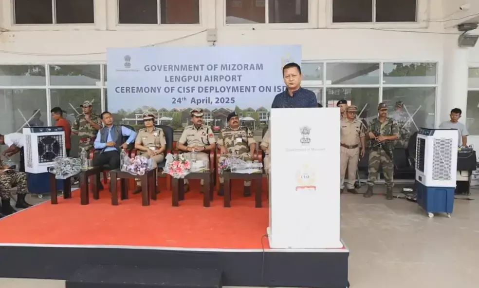 Strengthening Security: CISF Takes Charge of Lengpui Airport in Mizoram