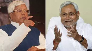 When Nitish and Lalu personally delivered press releases When Nitish and Lalu personally delivered press releases