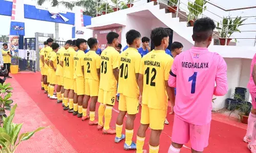Meghalaya Dominates with 10-1 Victory as Khelo India Football Continues in Begusarai