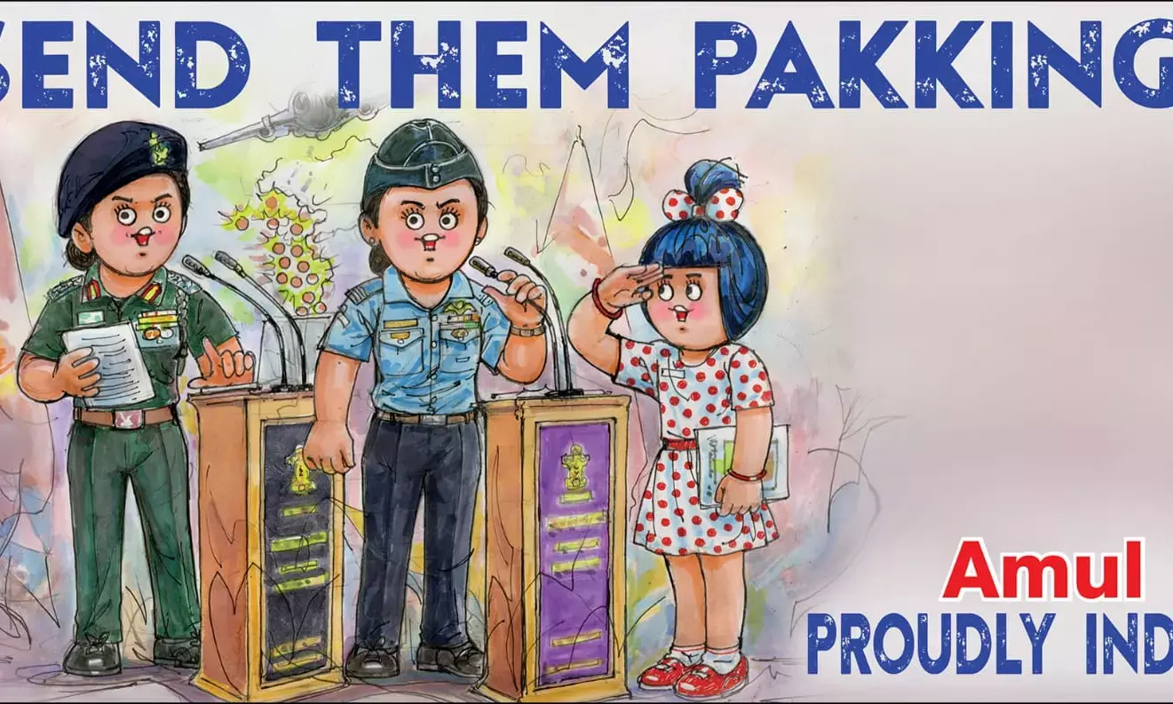 ‘Send Them Pakking’: Amul Ad on India-Pakistan Conflict Wins Over the Internet
