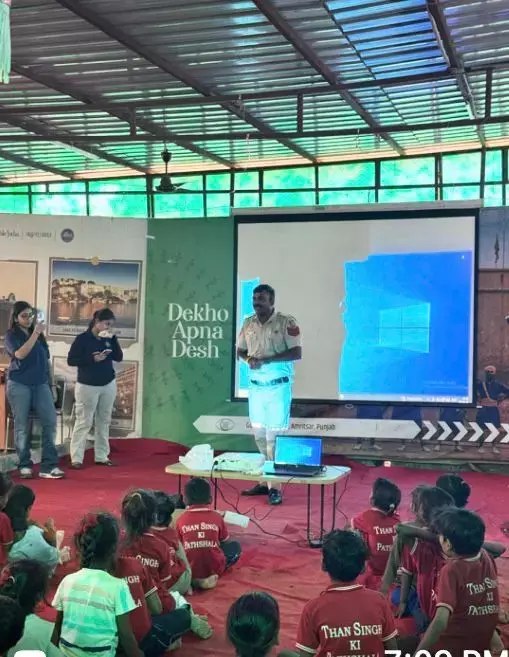 Mata Sundri College NSS Unit Conducts Mock Drill at Than Singh Pathshala