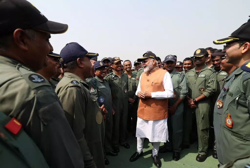 PM Modi Visits Adampur Air Base Near Jalandhar, Interacts with Troops PM Modi Visits Adampur Air Base Near Jalandhar, Interacts with Troops