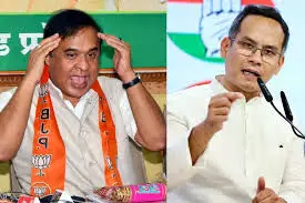 Gaurav Gogoi Links Assam CM Sarmas ISI Claims to His Mental State Gaurav Gogoi Links Assam CM Sarmas ISI Claims to His Mental State