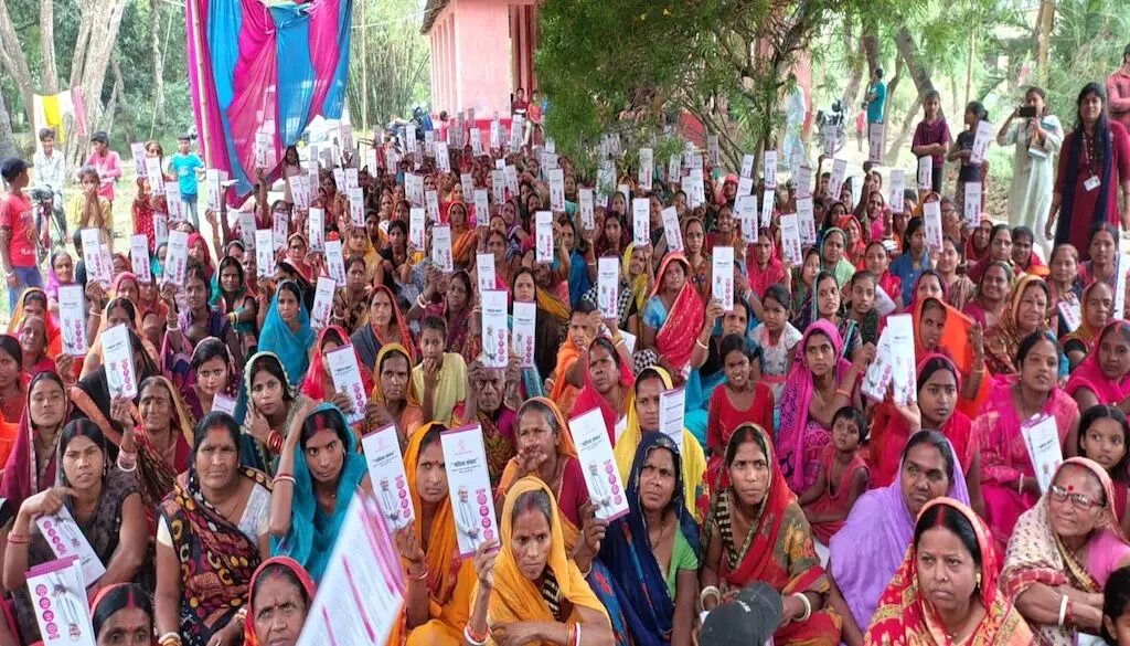 Bihars Mahila Samvad Program Reaches Day 33 with Massive Womens Participation Bihars Mahila Samvad Program Reaches Day 33 with Massive Womens Participation