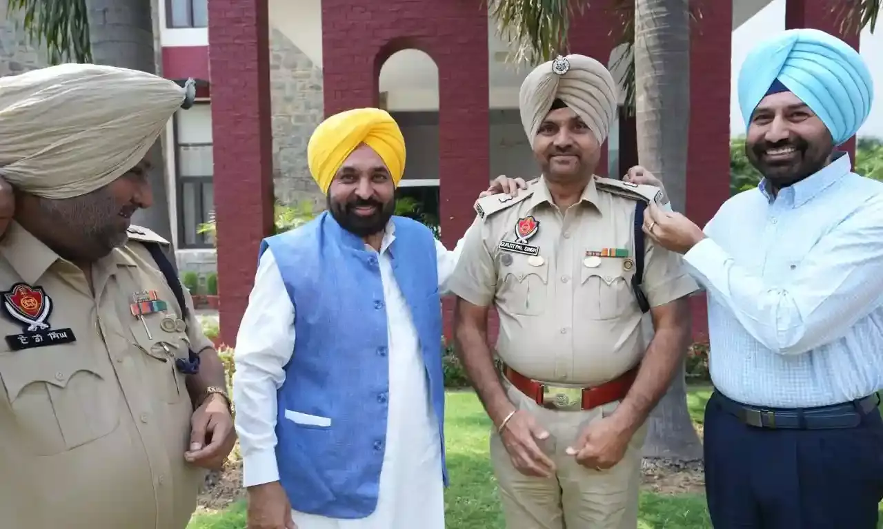 CM Mann Urges Newly Promoted Police Officers to Make Punjab Drug-Free