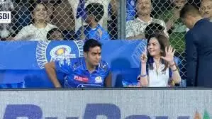 Nita Ambani’s ‘Six-Finger’ Gesture Goes Viral as Fans Link It to MI’s Bid for Historic Sixth IPL Title Nita Ambani’s ‘Six-Finger’ Gesture Goes Viral as Fans Link It to MI’s Bid for Historic Sixth IPL Title