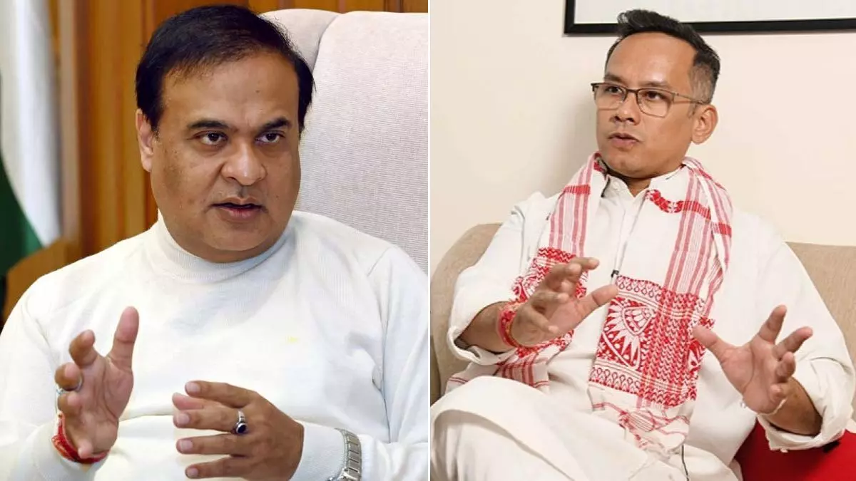 Assam CM Accuses Gaurav Gogoi’s Wife of Spying; Congress Leader Hits Back Assam CM Accuses Gaurav Gogoi’s Wife of Spying; Congress Leader Hits Back