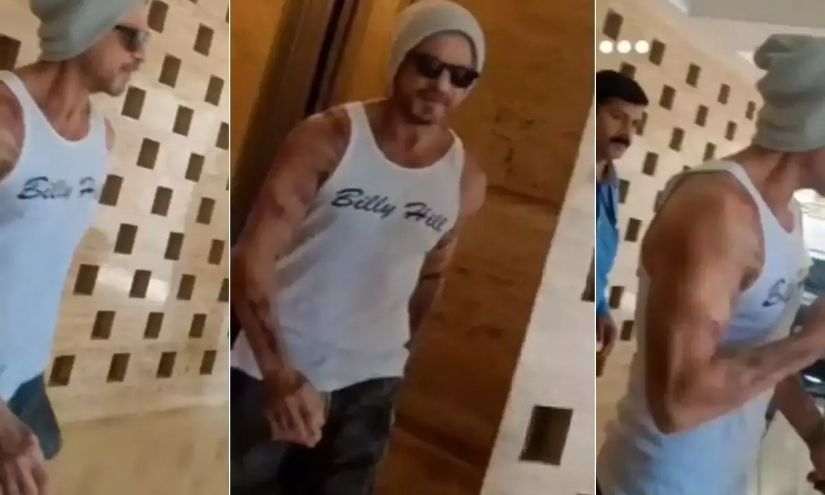 Shah Rukh Khan Shows Off Ripped Physique and Arm Tattoos in New Video; Fans Speculate Its His Look for King