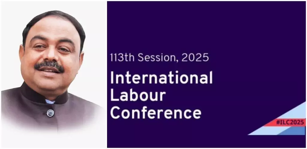 Bihar Labor Minister Santosh Kumar Singh Departs for 113th ILO Conference in Geneva as Indian Delegation Guest