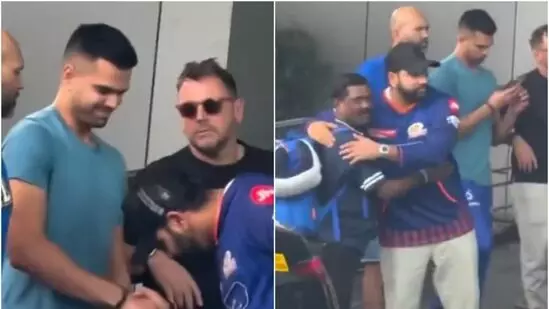Rohit Sharma Bids Emotional Farewell to Mumbai Indians; Arjun Tendulkar Left Moved as IPL 2025 Journey Ends