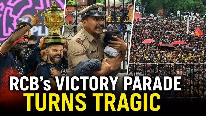 Bengalurus IPL Victory Parade Bengalurus IPL Victory Parade