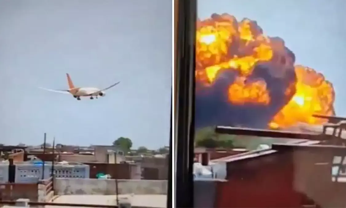 Air India Flight to London Crashes Near Ahmedabad Airport, 242 Onboard