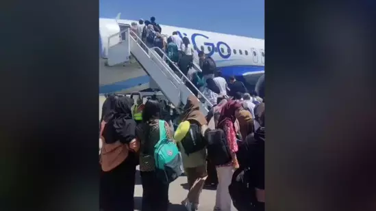 Flight with 110 Indian Students Evacuated from Iran to Arrive in Delhi Tonight Flight with 110 Indian Students Evacuated from Iran to Arrive in Delhi Tonight