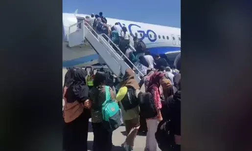 Flight with 110 Indian Students Evacuated from Iran to Arrive in Delhi Tonight