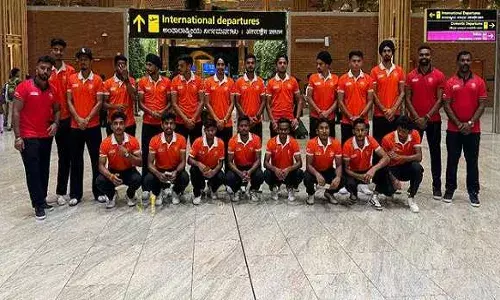 Indian Junior Mens Hockey Team Departs for 4 Nations Tournament in Berlin