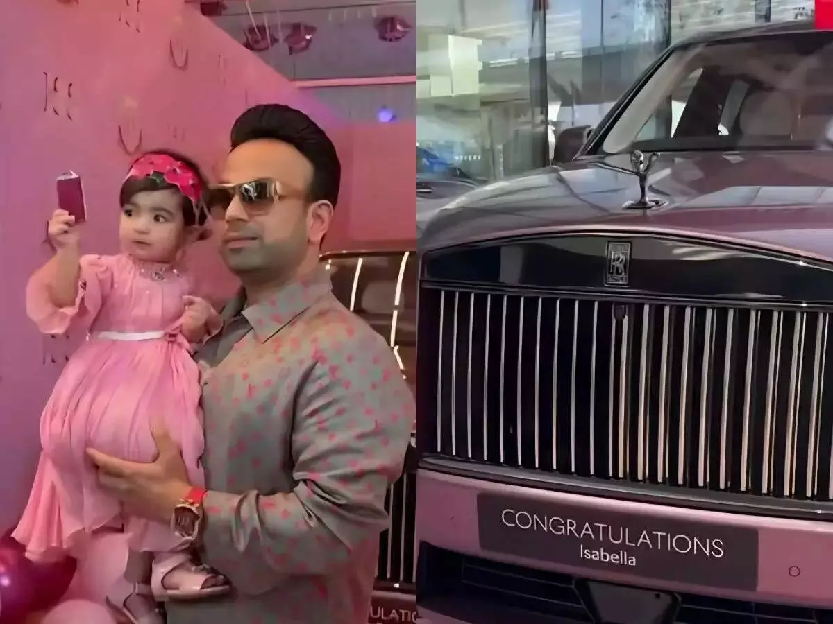Indian Businessman Gifts Custom Pink Rolls-Royce to One-Year-Old Daughter: Classic Dubai Dad Move Indian Businessman Gifts Custom Pink Rolls-Royce to One-Year-Old Daughter: Classic Dubai Dad Move