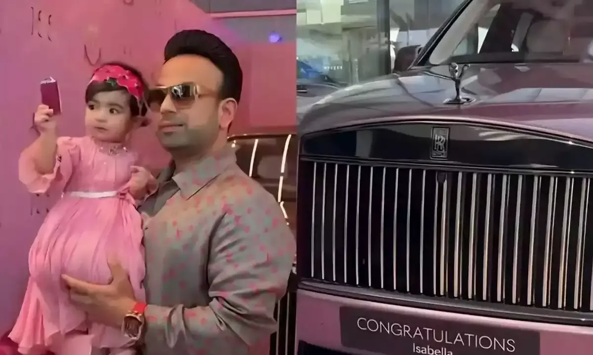 Indian Businessman Gifts Custom Pink Rolls-Royce to One-Year-Old Daughter: Classic Dubai Dad Move