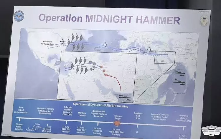 Operation Midnight Hammer: US Reveals How It Hit Iran’s Nuclear Sites in Just 25 Minutes Operation Midnight Hammer: US Reveals How It Hit Iran’s Nuclear Sites in Just 25 Minutes