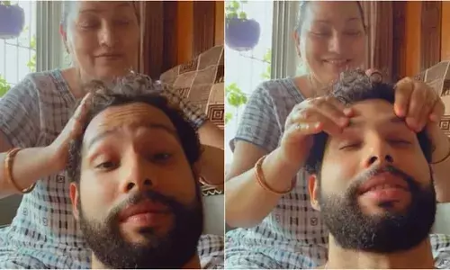 Siddhant Chaturvedi Gets ‘Natural Botox’ from Mom During Champi Session; Fans Adore Their Bhojpuri Banter