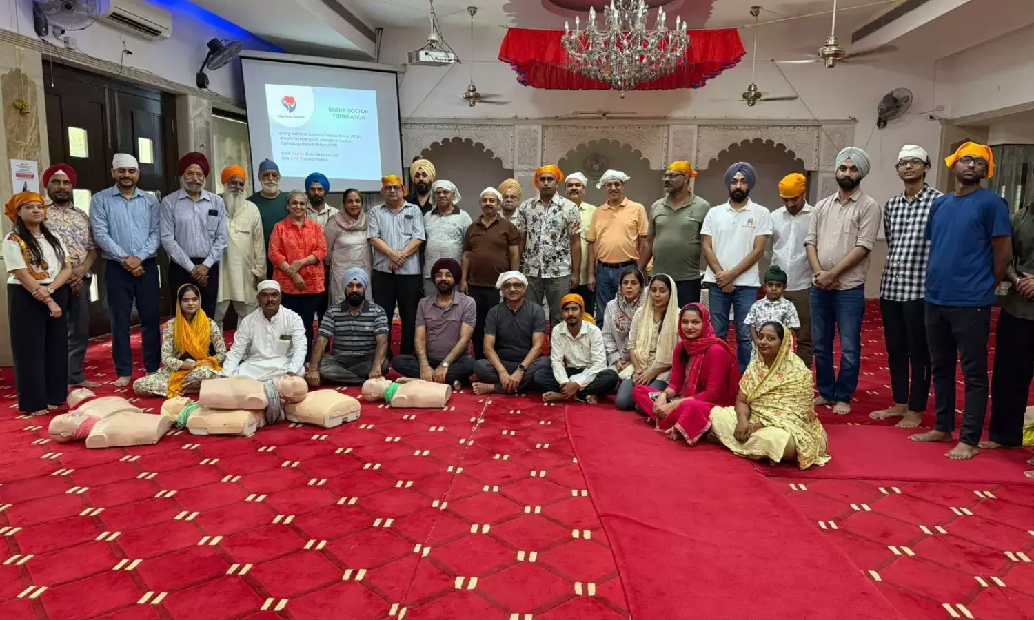Community Comes Together for Life-Saving CPR Training at Gurdwara Sahib