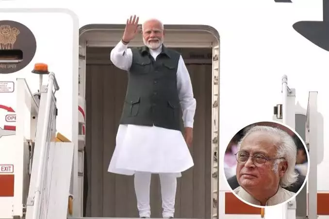 Narendra Modi and Jairam Ramesh (inset) Narendra Modi and Jairam Ramesh (inset)