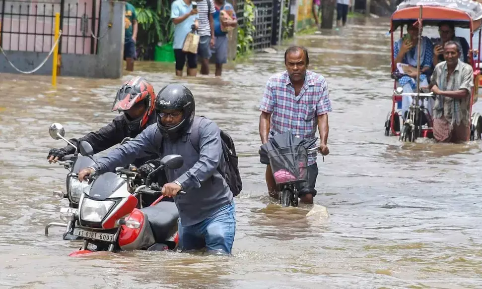 Assam Flood Situation Worsens as Rivers Cross Danger Mark