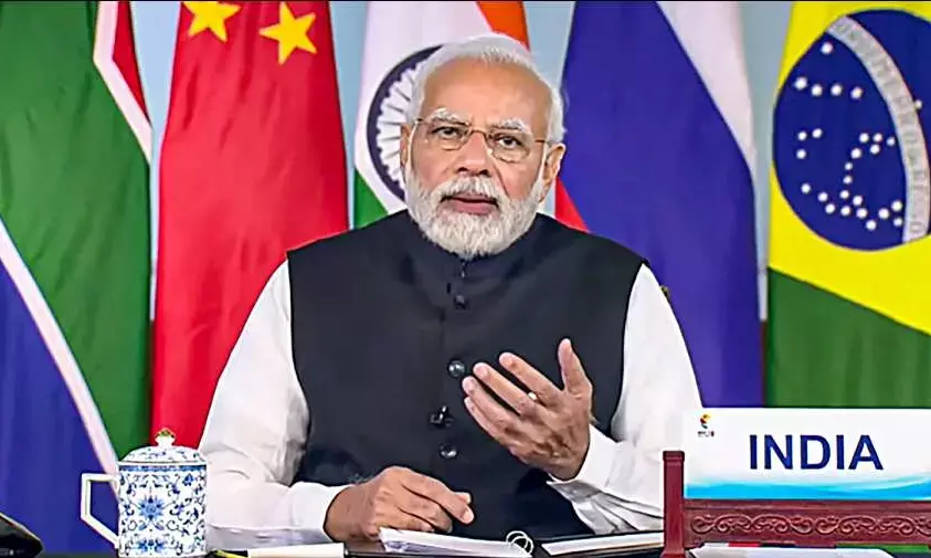 PM Modi at BRICS Summit: Global South Faces Double Standards on Development and Resources