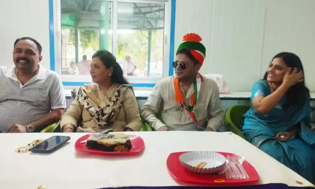 Celebration in Kailash Hills as Deepak Sharma Takes Charge as BJP Mandal Mantri