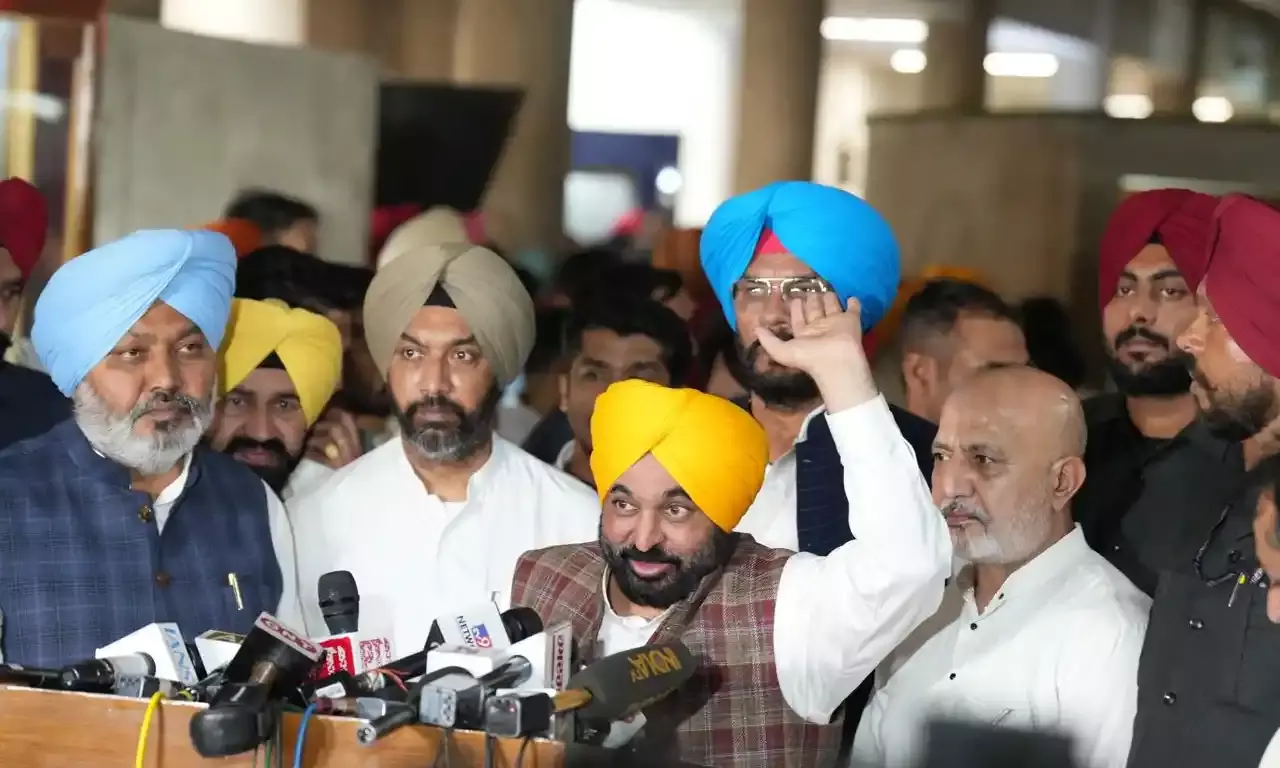Punjab CM Bhagwant Mann Accuses Centre of Muzzling Democracy Through FIRs Against AAP Leaders