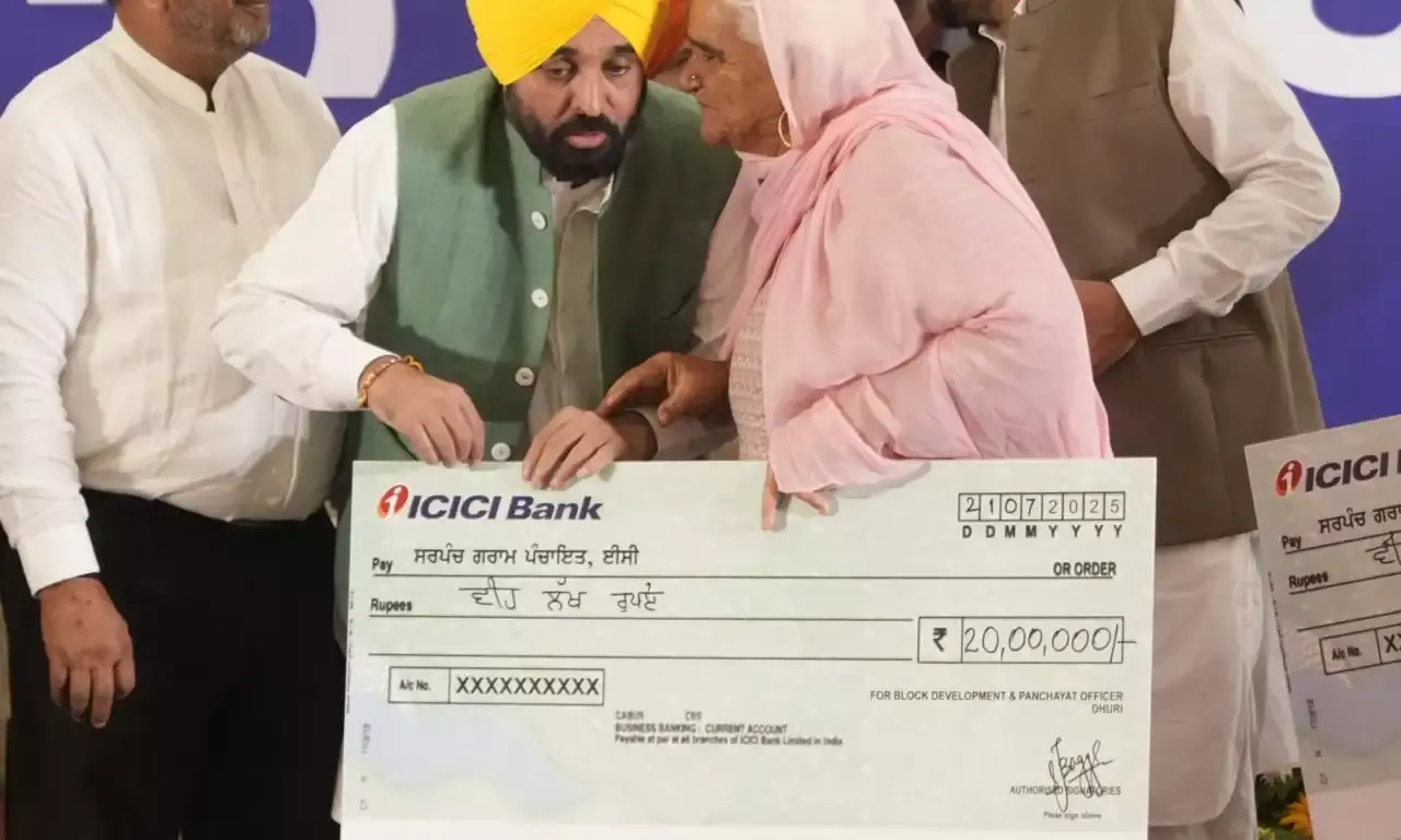 Punjab CM Defends Land Pooling Scheme, Says No Forcible Acquisition Amid Opposition Criticism