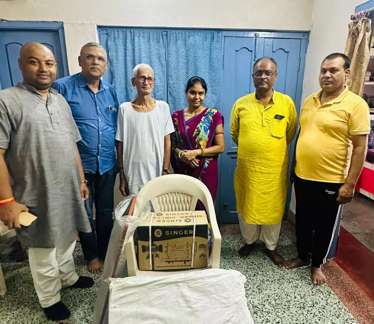 Asmita Devi Receives Sewing Machine for Self-Employment in Jehanabad District